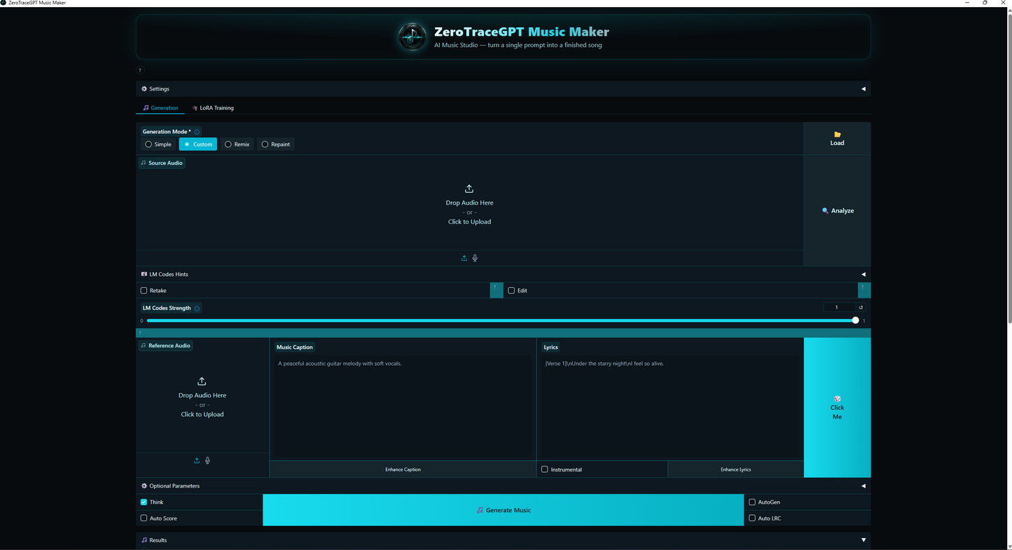 ZeroTraceGPT Music Maker(Pre-order)