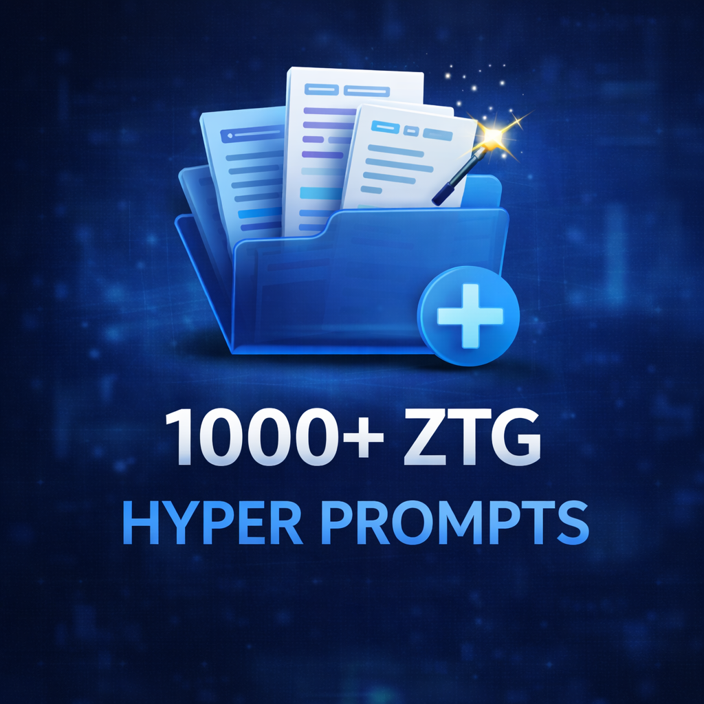 1000+ ZeroTraceGPT HYPER Prompts (223 pages)